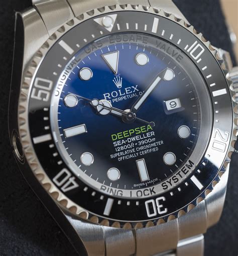 rolex deepsea blue vs black